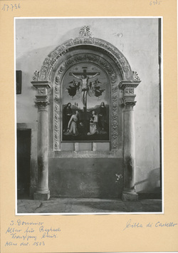 Vorschaubild Città di Castello: San Domenico, Altar mit Raffaels Kreuzigung Christi (Fotograf: Friedrich Hewicker)